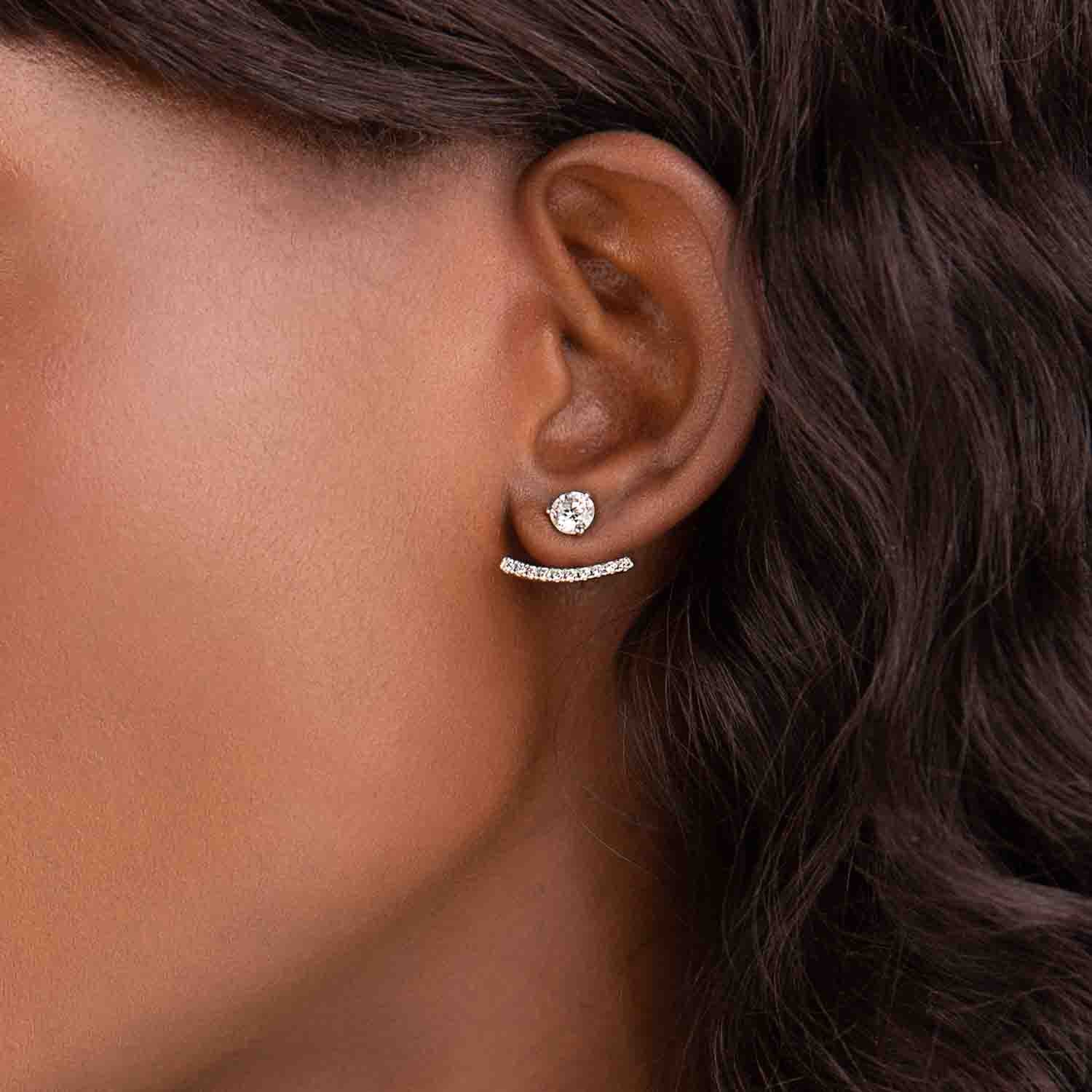Fancy Cut Diamond Ear Jacket – Nicole Rose Fine Jewelry